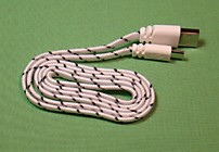 USB - кабель micro в тканевой оплетке (без упаковки) Белый