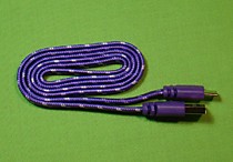 USB - кабель micro в тканевой оплетке (без упаковки) Фиолетовый